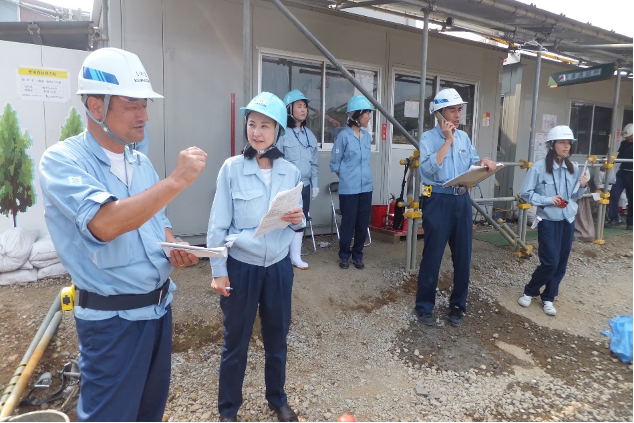 熊谷組建設現場お写真